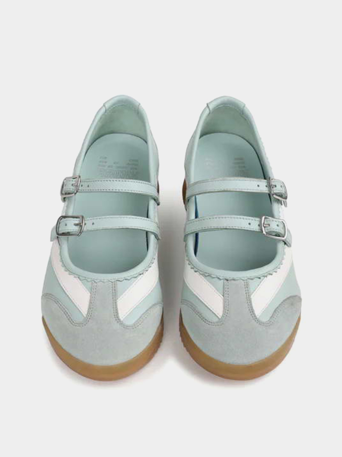 Туфли и лоферы Bronx модель 66685-UC-3906-Fresh Mint/Off Wh Фото