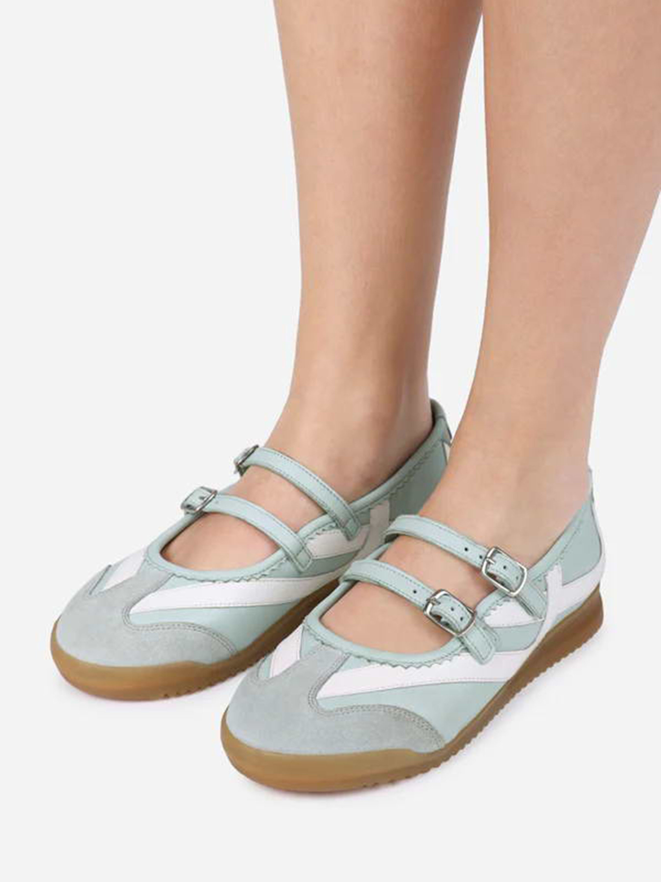 Туфли и лоферы Bronx модель 66685-UC-3906-Fresh Mint/Off Wh Фото