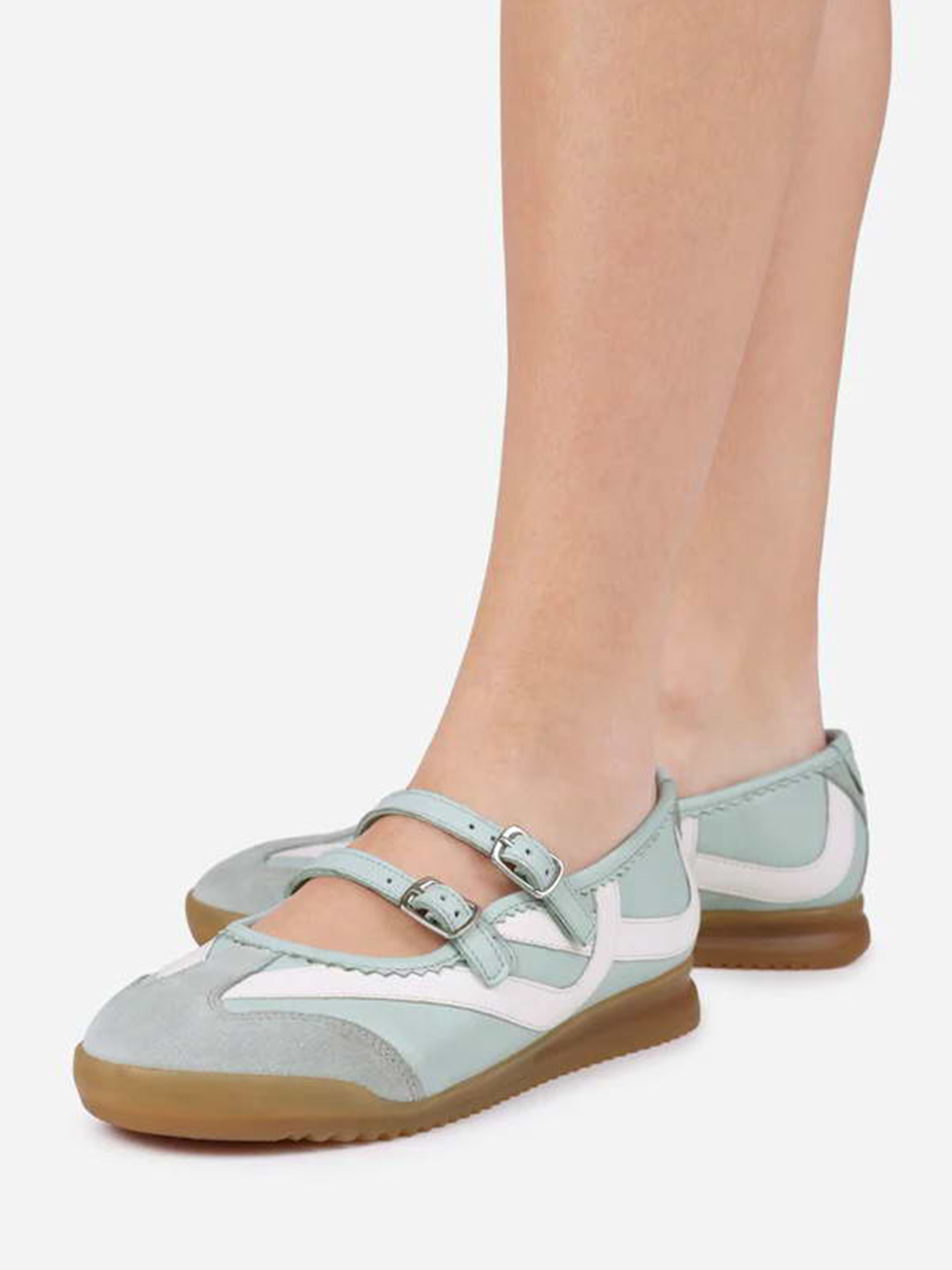 Туфли и лоферы Bronx модель 66685-UC-3906-Fresh Mint/Off Wh Фото
