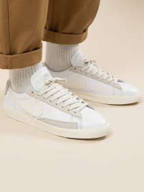 Кеди NIKE BLAZER LOW LEATHER модель CW7585-100 Фото