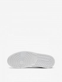 Кеди NIKE Air Jordan 1 Mid Triple White 2.0 модель 554724-130 Фото