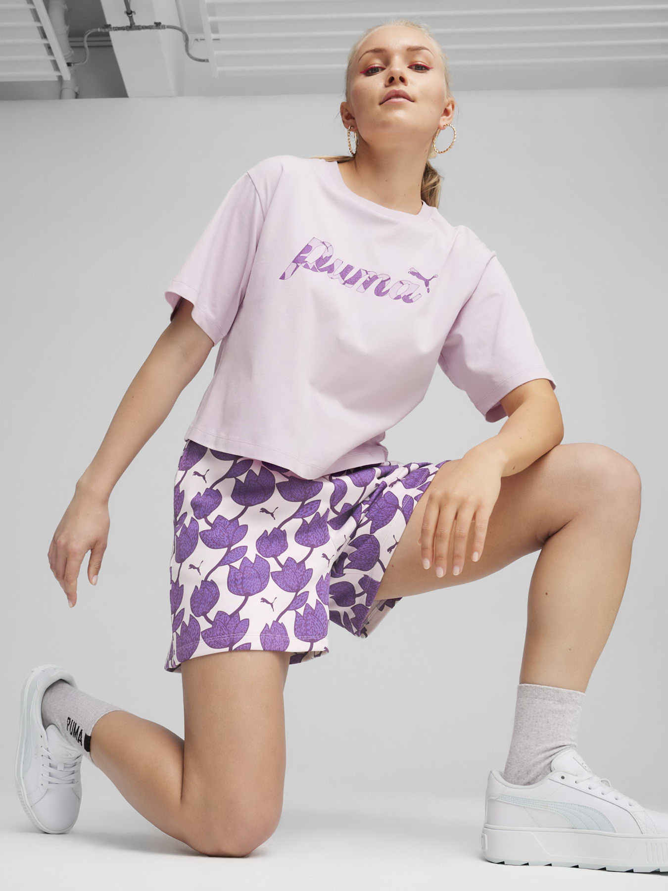 Шорты PUMA BLOSSOM AOP TR модель 67935260 Шорты PUMA BLOSSOM AOP TR модель 67935260 Фото