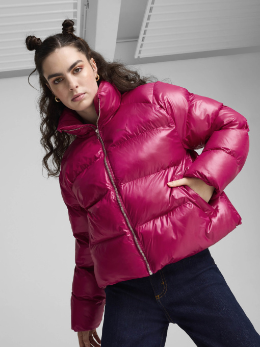 Куртки и дубленки PUMA SHINY PUFFER модель 62651445 Фото