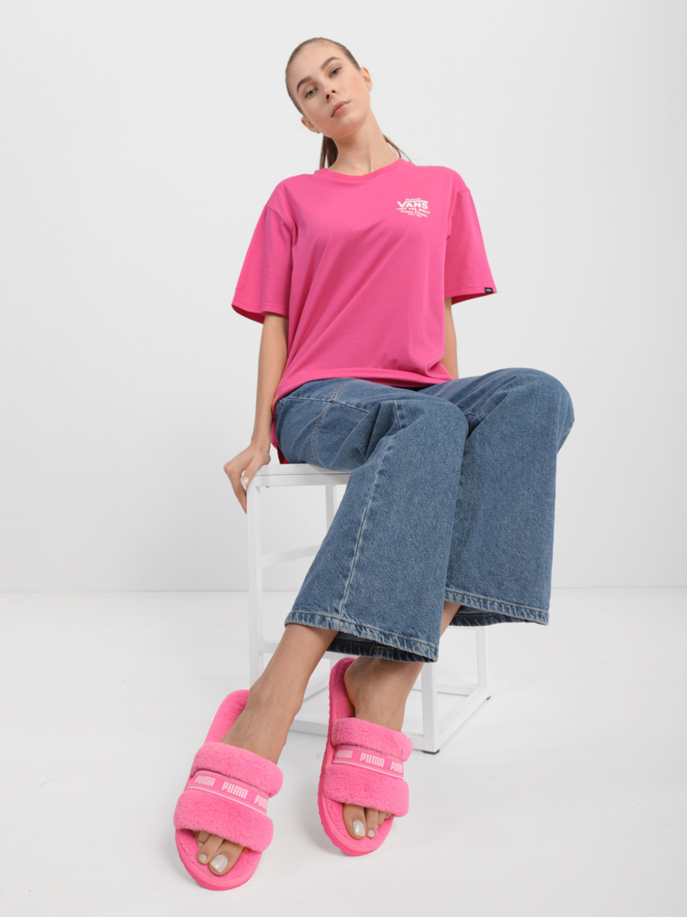 Капці PUMA FLUFF WOMEN'S SLIDE модель 38493703 Фото