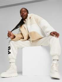 Куртки та дублянки PUMA Big Cat Hooded Sherpa модель 67537087 Фото
