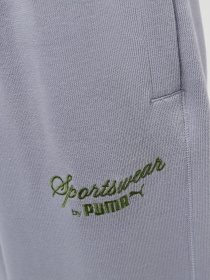 Брюки PUMA CLASSICS+ RELAXED модель 62427463 Фото