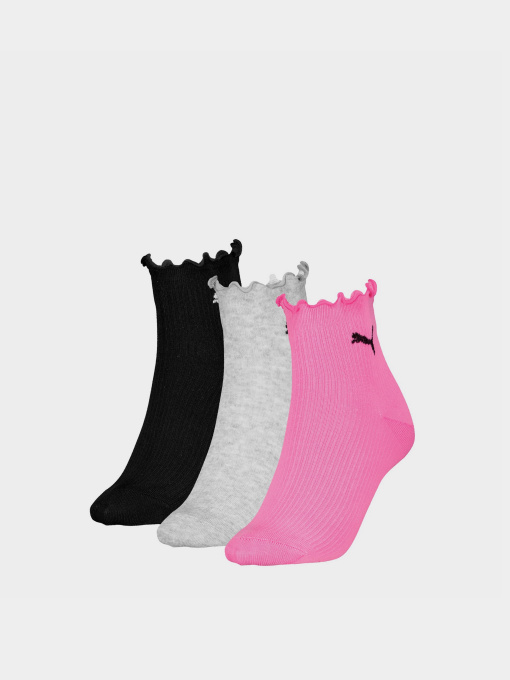 Носки и гольфы PUMA RUFFLE QUARTER 3P модель 93839803 Фото