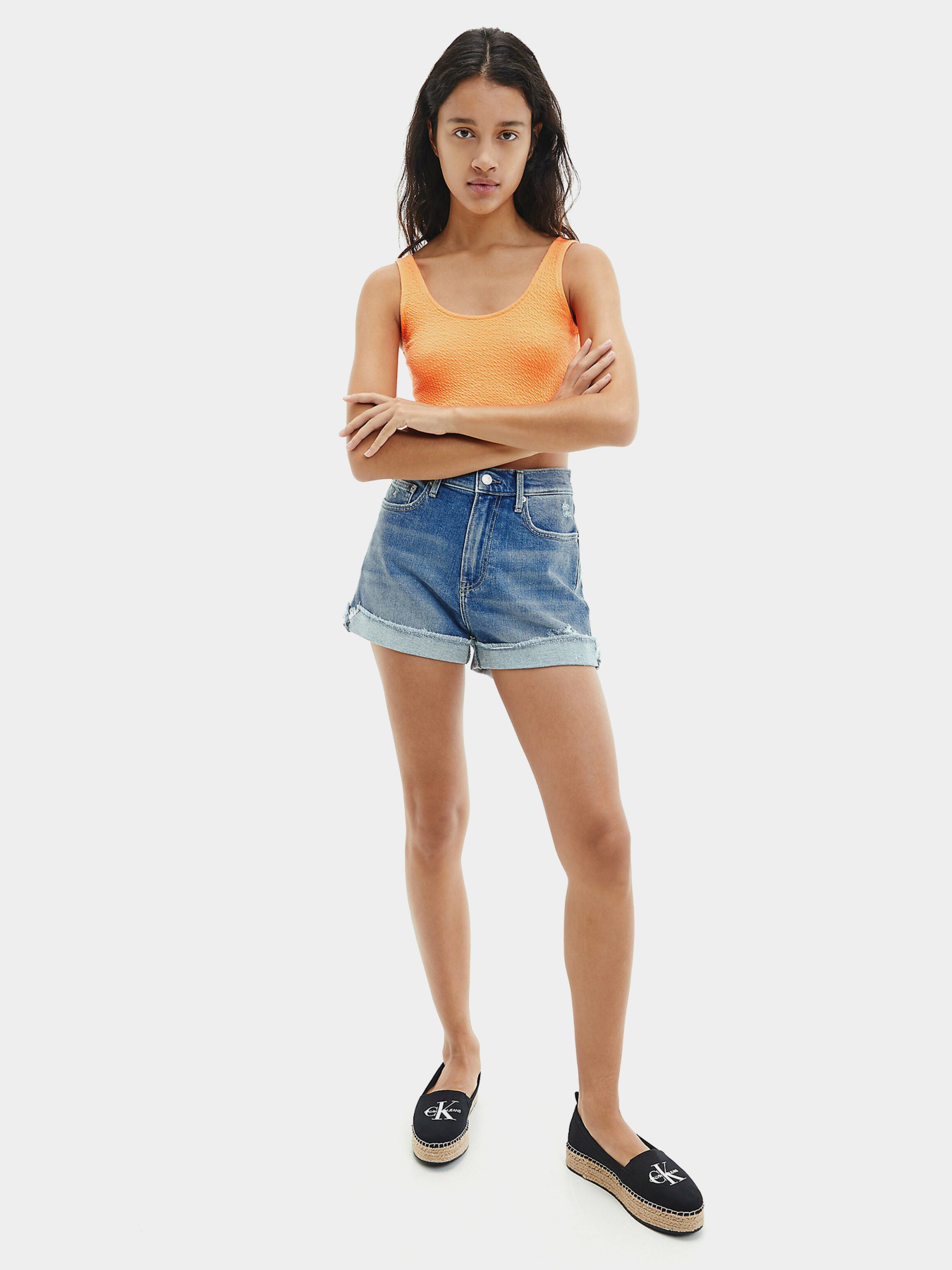 Сліпони та мокасини Calvin Klein модель YW0YW00037-BDS Сліпони та мокасини Calvin Klein модель YW0YW00037-BDS Фото