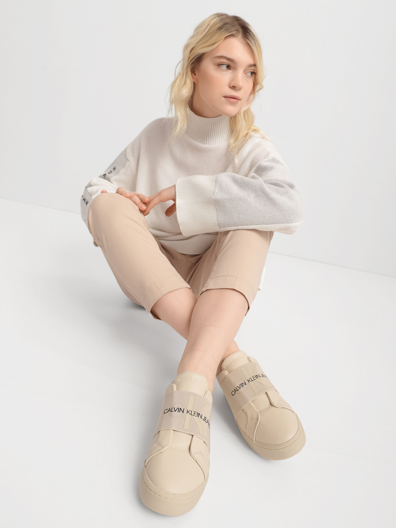 Кеди Calvin Klein Cupsole Elastic модель YW0YW00442-AEO Фото