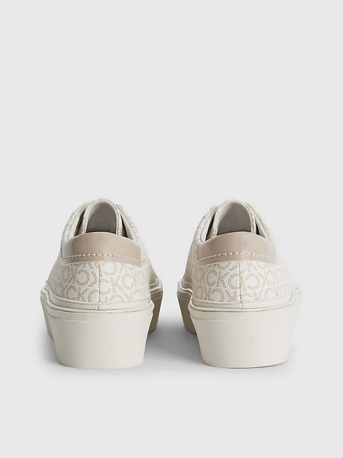 Кеди Calvin Klein Flatform Cupsole Lace Up - Mono модель HW0HW01420-0F7 Кеди Calvin Klein Flatform Cupsole Lace Up - Mono модель HW0HW01420-0F7 Фото