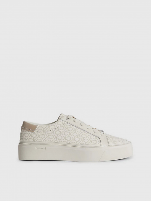 Кеды Calvin Klein Flatform Cupsole Lace Up - Mono модель HW0HW01420-0F7 Фото