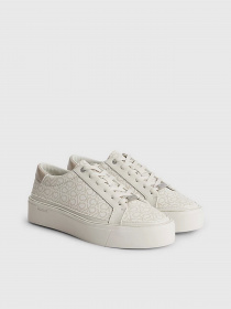 Кеди Calvin Klein Flatform Cupsole Lace Up - Mono модель HW0HW01420-0F7 Фото