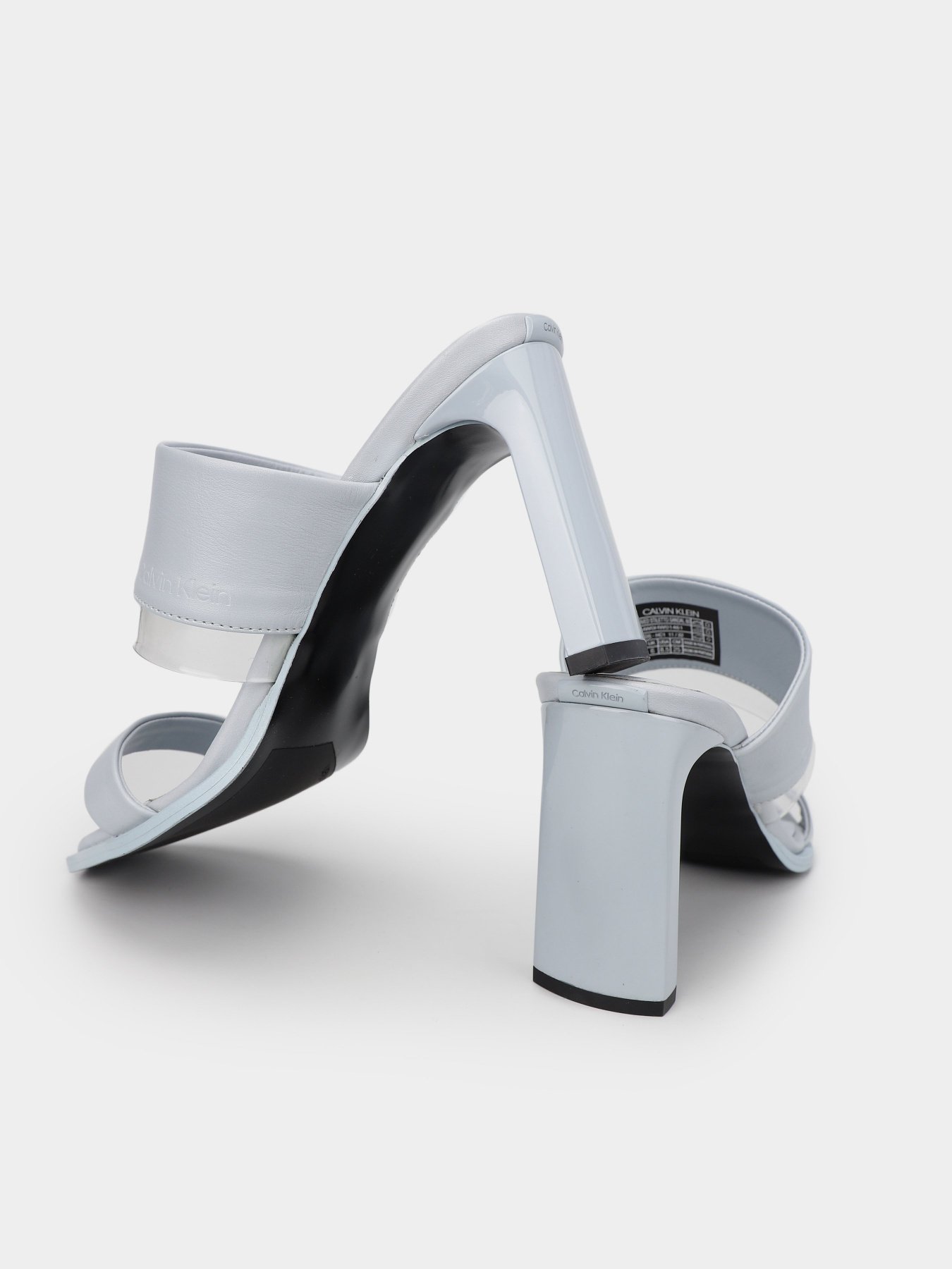 Шлёпанцы Calvin Klein Curved Stiletto Sandal 80 модель HW0HW01461-DYI Фото