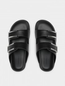 Шлёпанцы Calvin Klein Adj Slide W/Hw модель HW0HW01477-BEH Фото