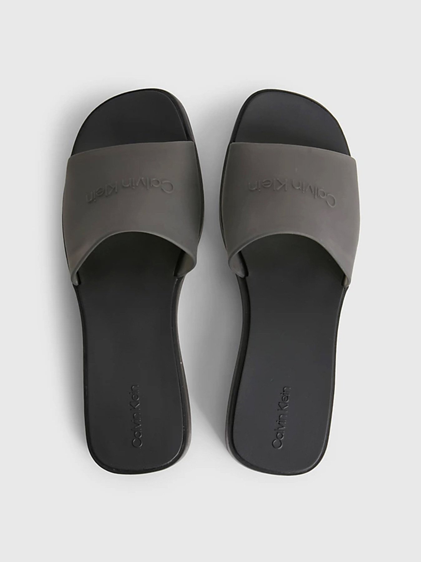 Шлёпанцы Calvin Klein Wedge Slide-Transp модель HW0HW01514-BEH Фото