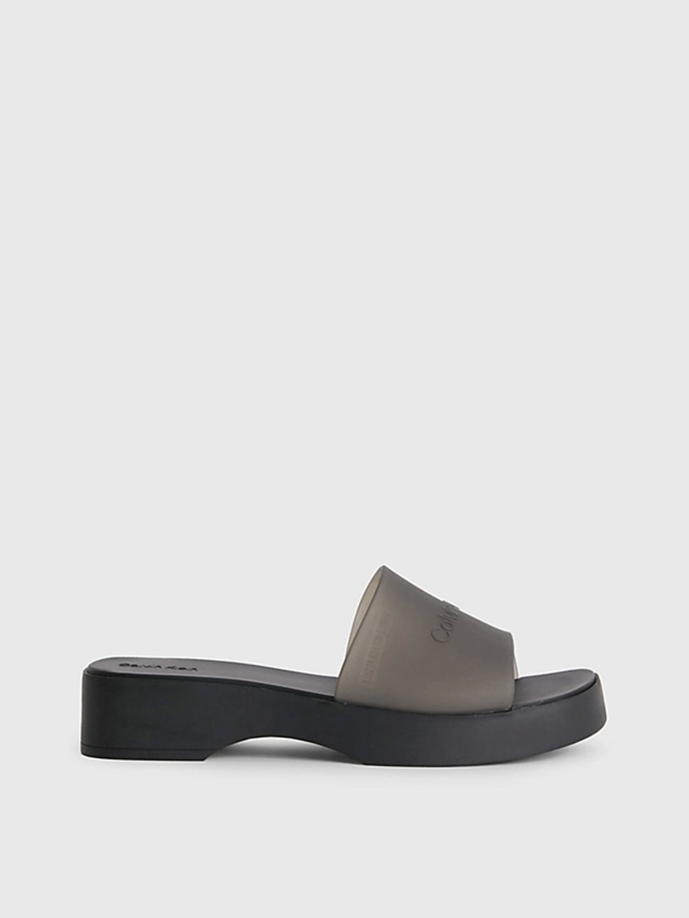 Шлёпанцы Calvin Klein Wedge Slide-Transp модель HW0HW01514-BEH Фото