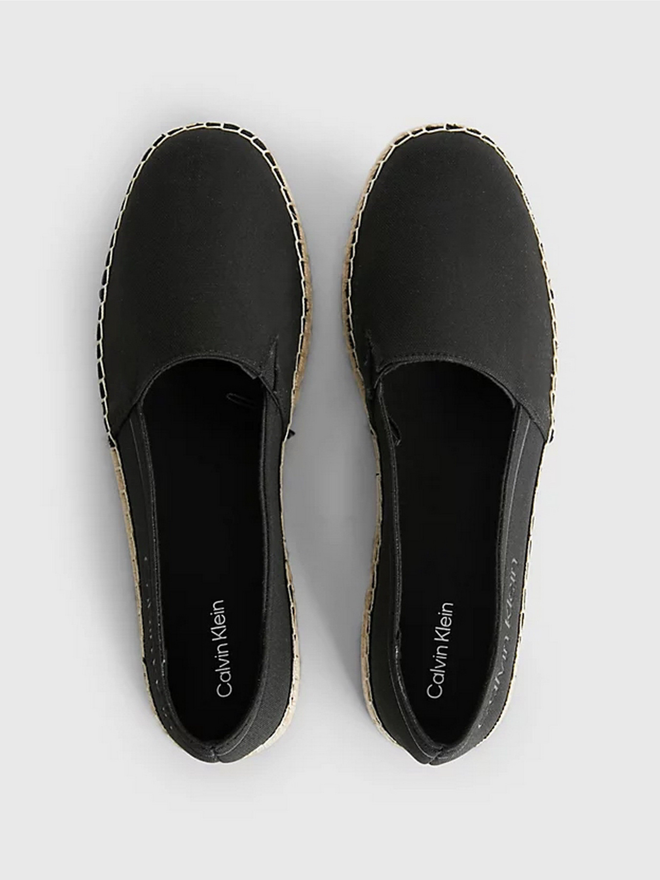 Сліпони та мокасини Calvin Klein Espadrille He-Canvas модель HW0HW01546-BEH Фото
