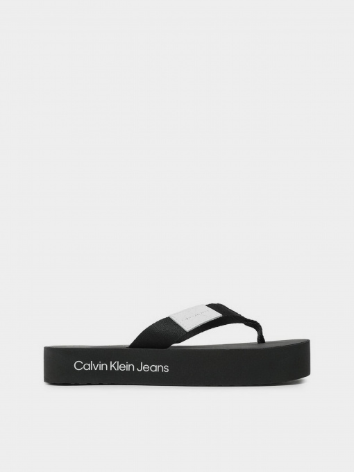 Шлёпанцы Calvin Klein Flatform Flipflop модель YW0YW00993-BDS Фото