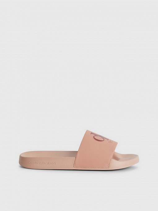 Шлёпанцы Calvin Klein Logo-Slippers модель YW0YW01000-0J1 Фото