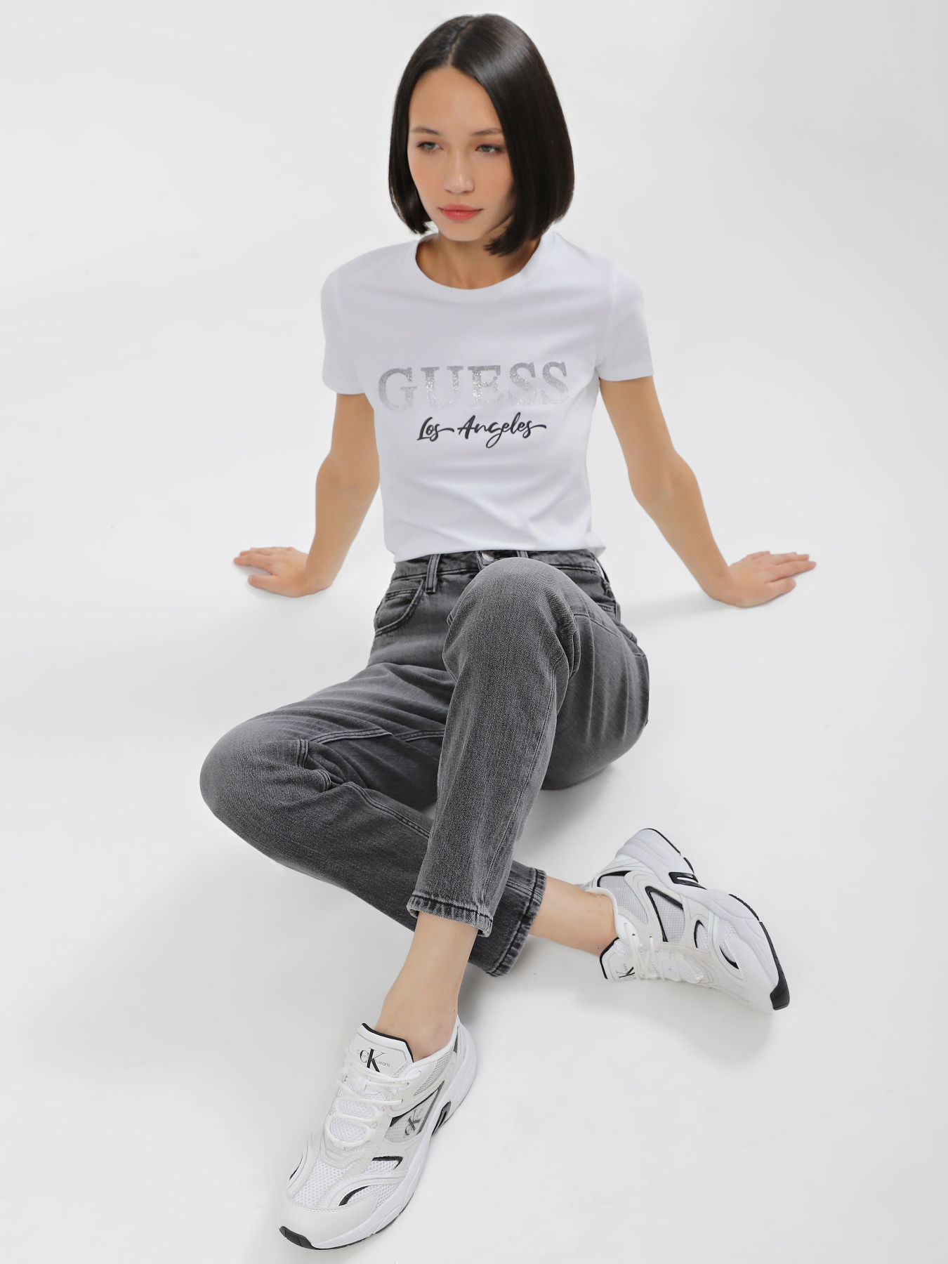 Кросівки Calvin Klein Retro Tennis Su-Mesh Wn модель YW0YW00891-0K5 Фото