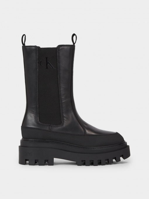 Ботинки и сапоги Calvin Klein Leather Platform Chelsea Boots модель YW0YW01111-0GT Фото