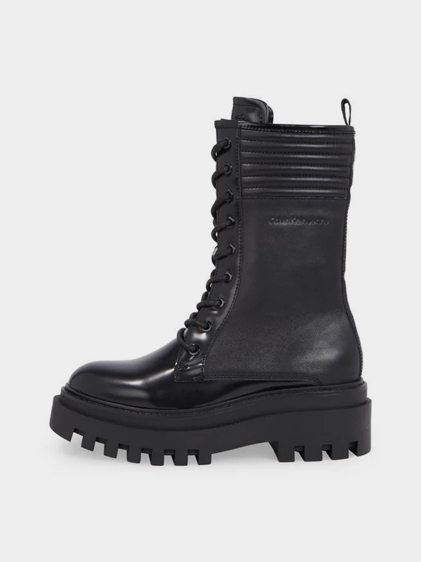 Черевики та чоботи Calvin Klein Leather Platform Boots модель YW0YW01137-0GT Фото