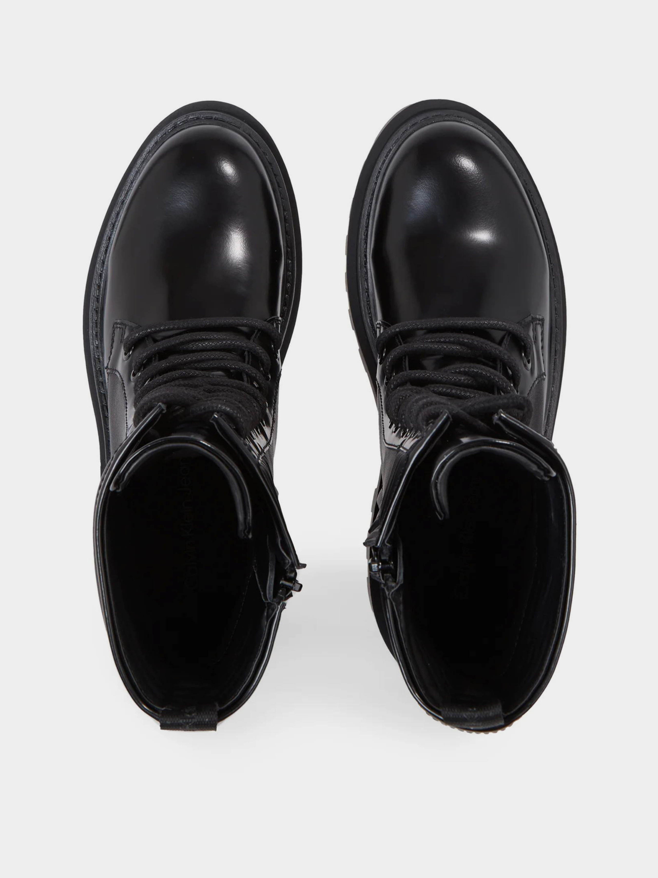 Черевики та чоботи Calvin Klein Leather Platform Boots модель YW0YW01137-0GT Фото