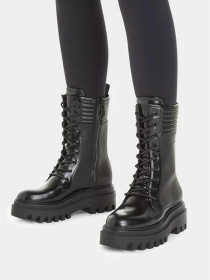 Черевики та чоботи Calvin Klein Leather Platform Boots модель YW0YW01137-0GT Фото
