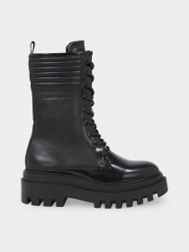Черевики та чоботи Calvin Klein Leather Platform Boots модель YW0YW01137-0GT Фото