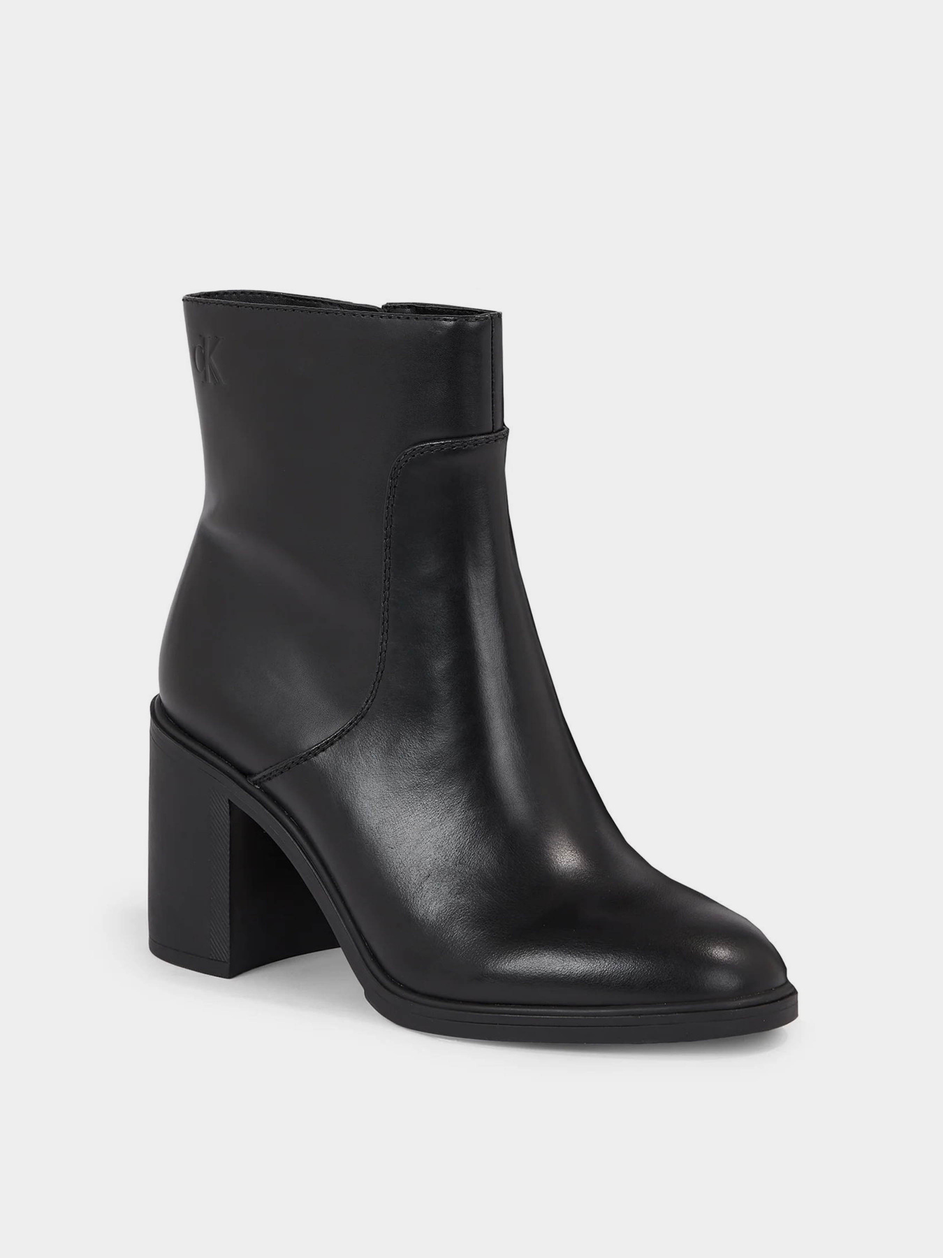 Черевики та чоботи Calvin Klein Mid Block Heel Boot Lth Wn модель YW0YW01259-0GT Фото