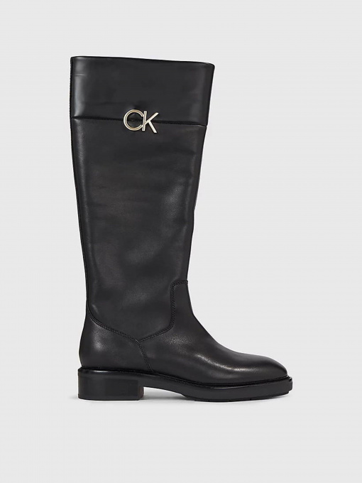 Ботинки и сапоги Calvin Klein Rubber Sole Knee Boot W/Hw модель HW0HW01689-BEH Фото