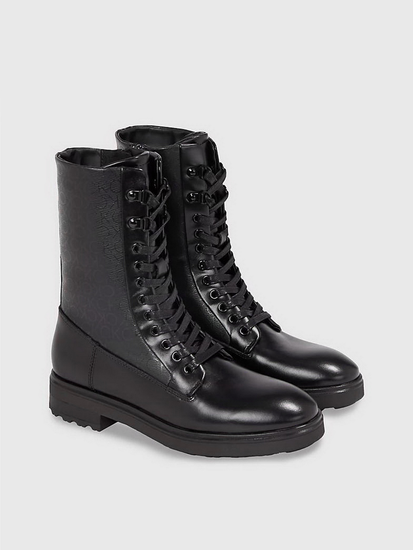 Черевики та чоботи Calvin Klein Cleat Combat Boot - Epi Mono Mix модель HW0HW01713-BEH Черевики та чоботи Calvin Klein Cleat Combat Boot - Epi Mono Mix модель HW0HW01713-BEH Фото