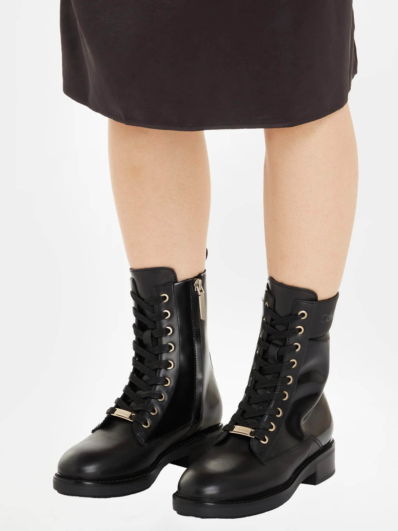 Черевики та чоботи Calvin Klein Rubber Sole Combat Boot Lg Wl модель HW0HW01715-BEH Черевики та чоботи Calvin Klein Rubber Sole Combat Boot Lg Wl модель HW0HW01715-BEH Фото