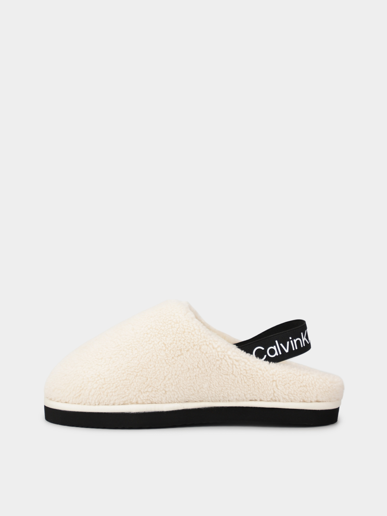 Капці Calvin Klein Faux Shearling Slippers модель YW0YW01157-0LA Капці Calvin Klein Faux Shearling Slippers модель YW0YW01157-0LA Фото