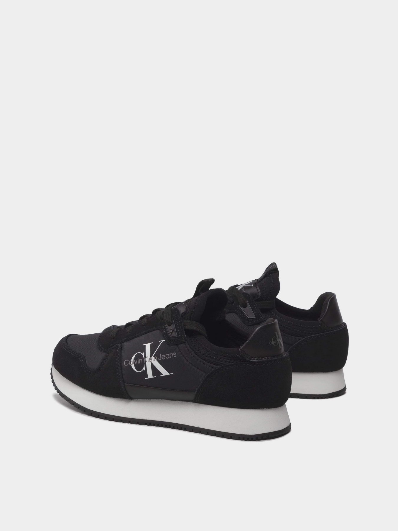 Кроссовки Calvin Klein Runner Sock Laceup Ny-Lth W модель YW0YW00840-01H Кроссовки Calvin Klein Runner Sock Laceup Ny-Lth W модель YW0YW00840-01H Фото