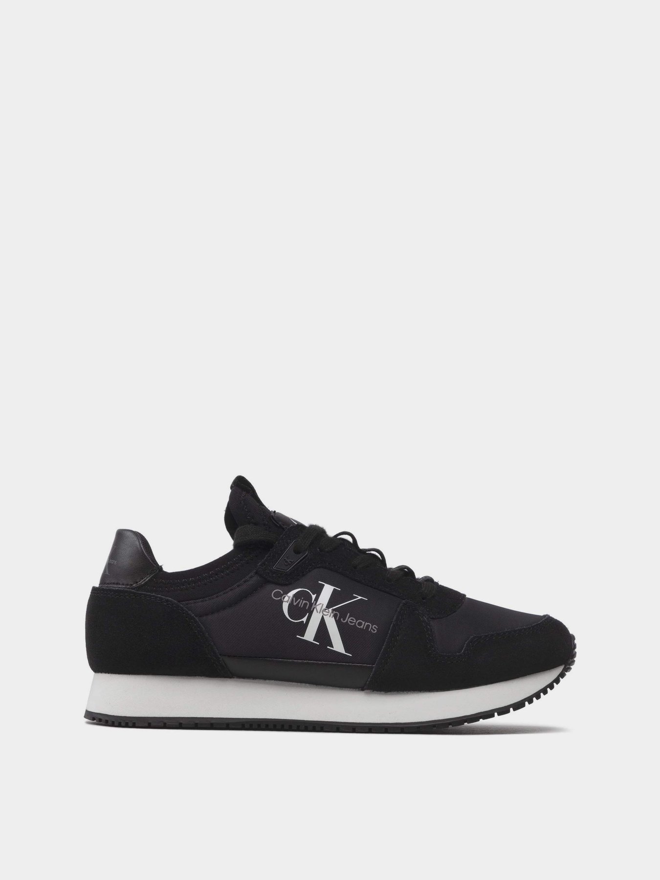 Кроссовки Calvin Klein Runner Sock Laceup Ny-Lth W модель YW0YW00840-01H Кроссовки Calvin Klein Runner Sock Laceup Ny-Lth W модель YW0YW00840-01H Фото
