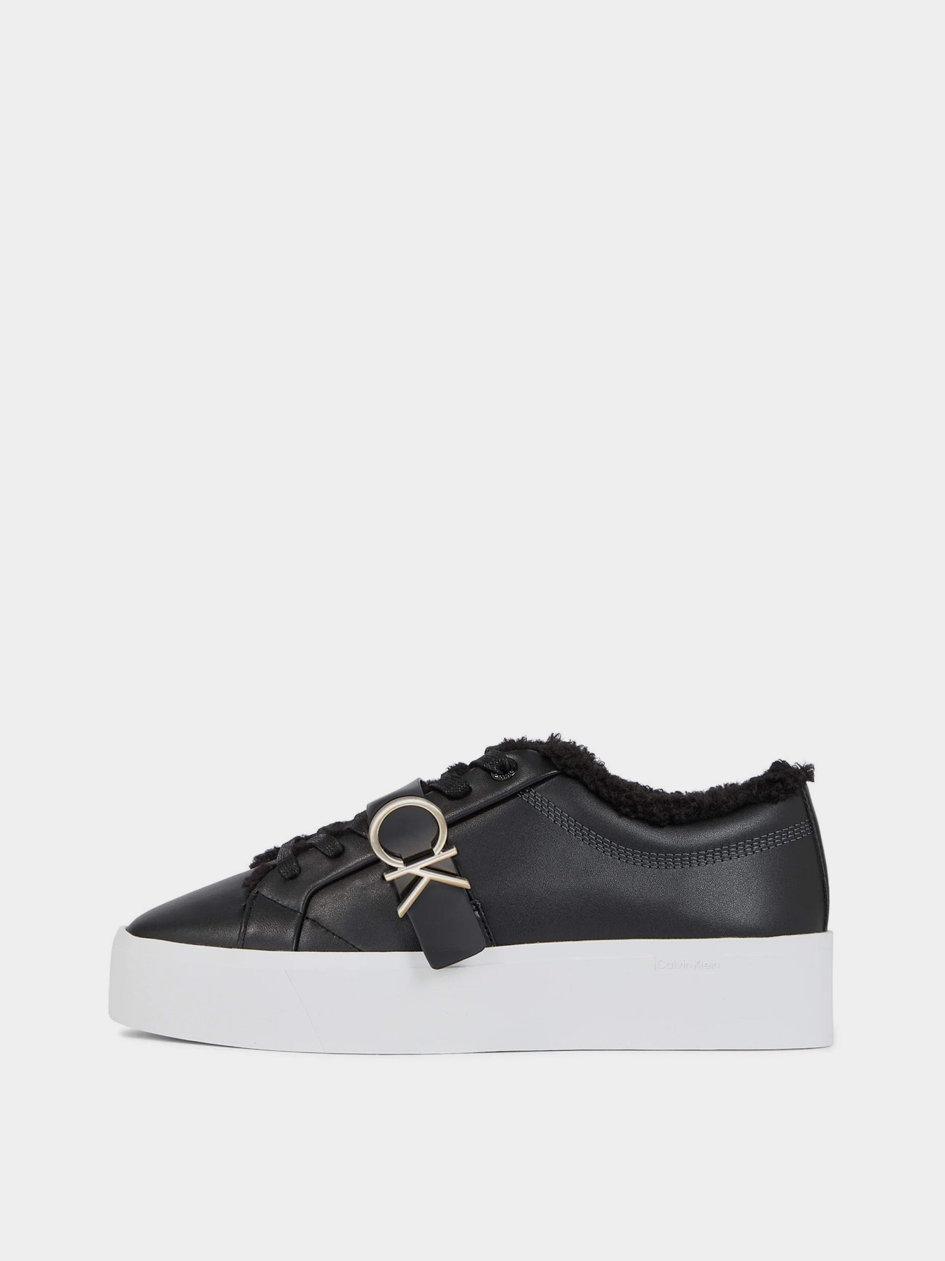 Кеди Calvin Klein Flatform Cupsole Lace Up W/Hw Wl модель HW0HW01671-BEH Фото