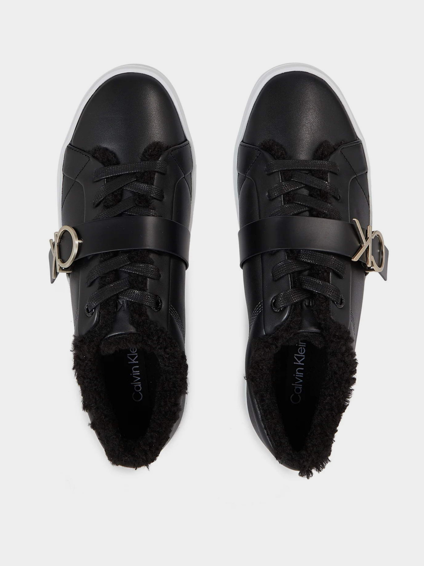 Кеди Calvin Klein Flatform Cupsole Lace Up W/Hw Wl модель HW0HW01671-BEH Фото