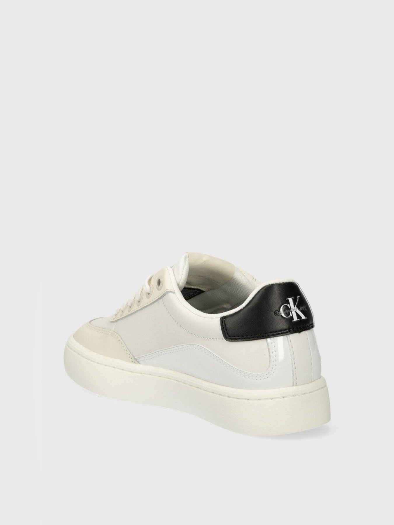 Кросівки Calvin Klein Classic Cupsole Low Lace Lth Ml модель YW0YW01296-01W Фото