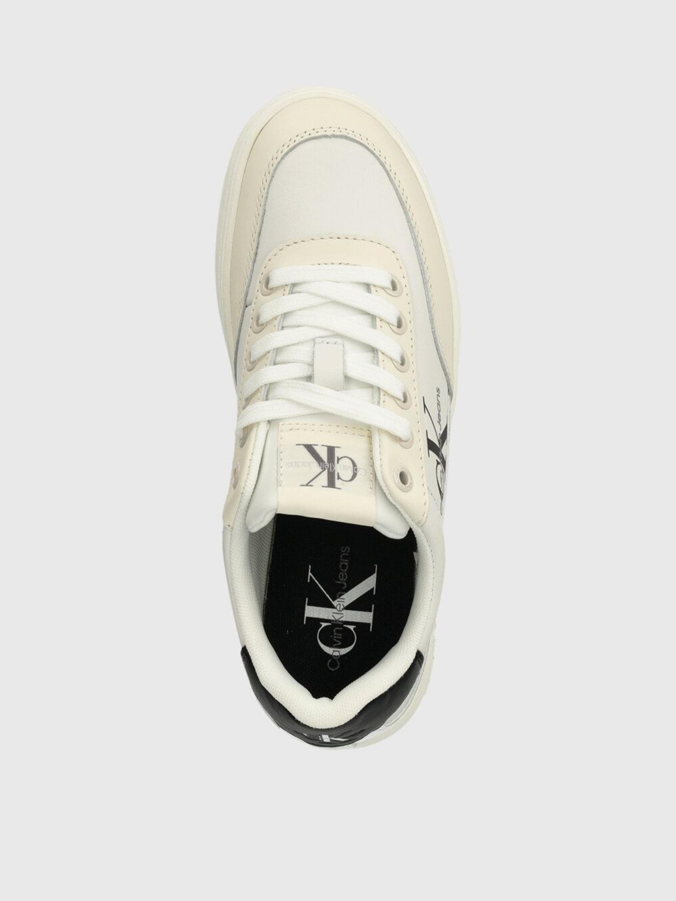 Кросівки Calvin Klein Classic Cupsole Low Lace Lth Ml модель YW0YW01296-01W Фото