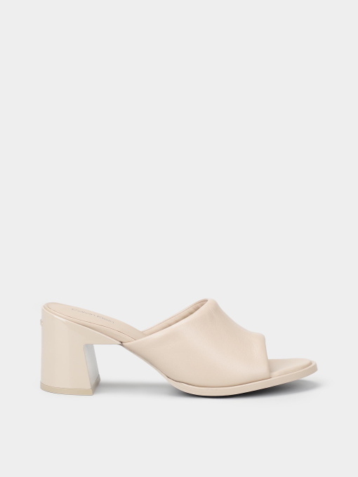 Шлёпанцы Calvin Klein Heel Mule 60 Lth модель HW0HW01941-ACE Фото