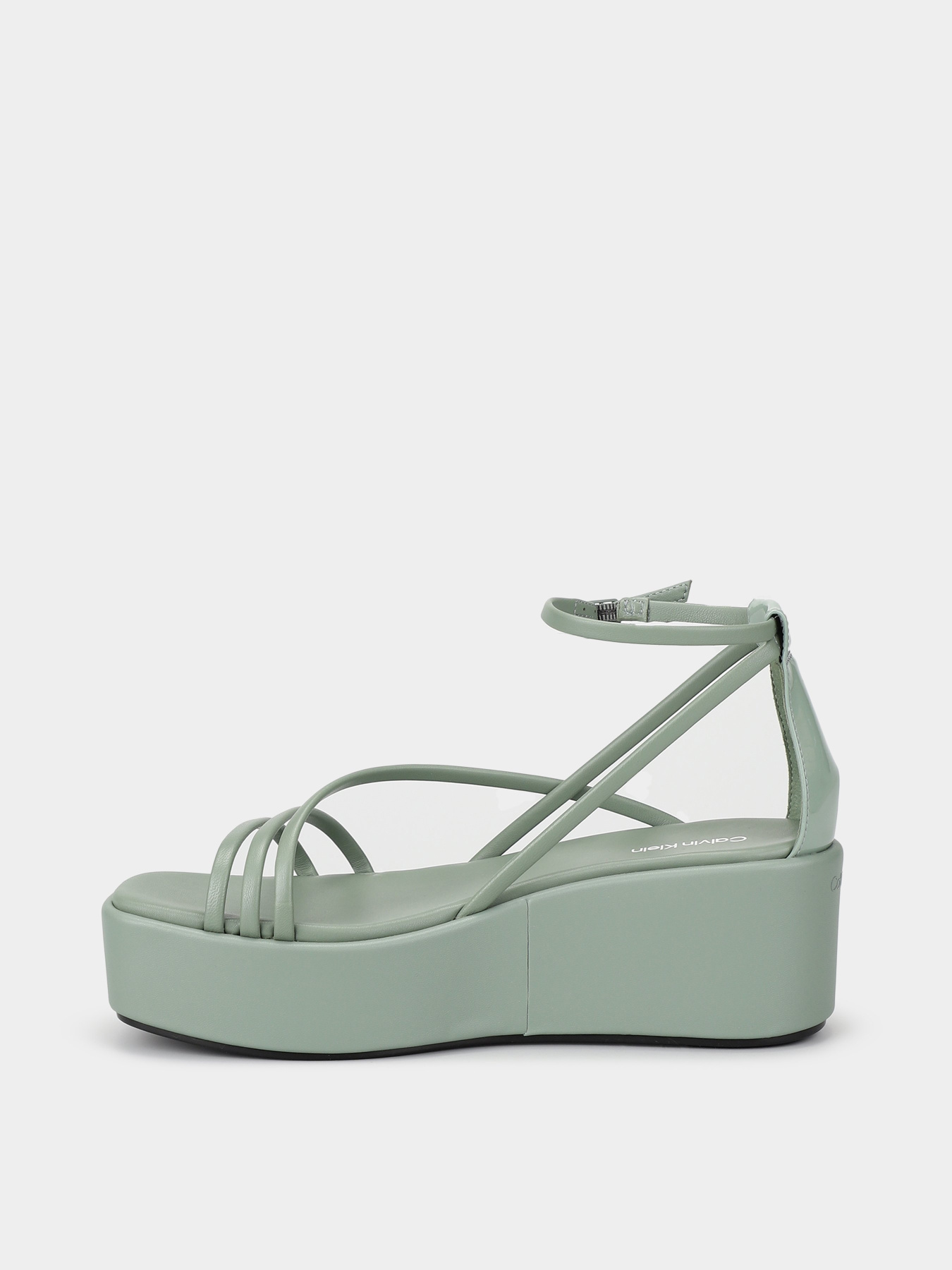 Босоніжки Calvin Klein Wedge Sandal 30 Lth модель HW0HW01949-MSW Босоніжки Calvin Klein Wedge Sandal 30 Lth модель HW0HW01949-MSW Фото