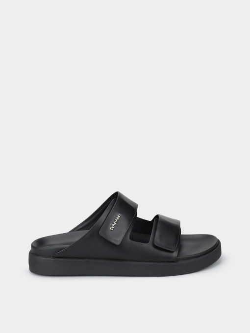 Шлёпанцы Calvin Klein Flat Adj Slide Calvin Mtl Lth модель HW0HW01954-BEH Фото