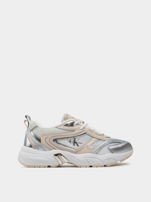 Кросівки Calvin Klein Retro Tennis Low Lace Mh Ml Mr модель YW0YW01381-02S Фото