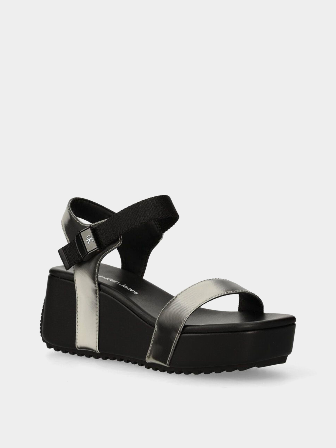 Сандалії Calvin Klein Wedge Block Sandal Metallic Dc модель YW0YW01366-0GN Фото