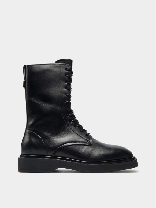 Черевики та чоботи Calvin Klein Flat Mid Lace Up модель HW0HW02181-BEH Фото