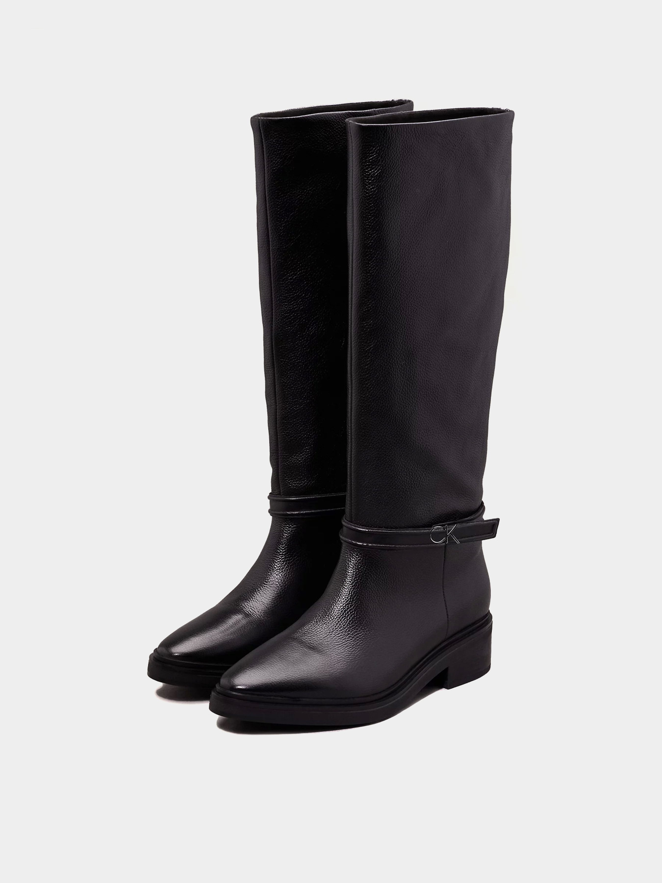 Ботинки и сапоги Calvin Klein Heel Knee Boot 30 модель HW0HW02184-BEH Фото