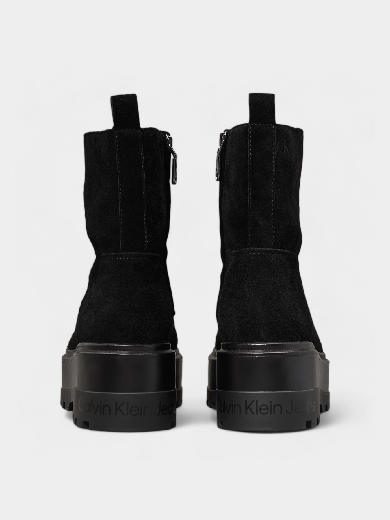 Ботинки и сапоги Calvin Klein Flatform Zip Laceup модель YW0YW01554-0GJ Фото