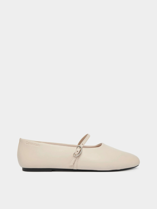 Туфли и лоферы Calvin Klein OBLIQUE BALLERINA MJ LTH HDW модель HW0HW02847-ABH Фото