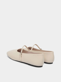 Туфлі та лофери Calvin Klein OBLIQUE BALLERINA MJ LTH HDW модель HW0HW02847-ABH Фото
